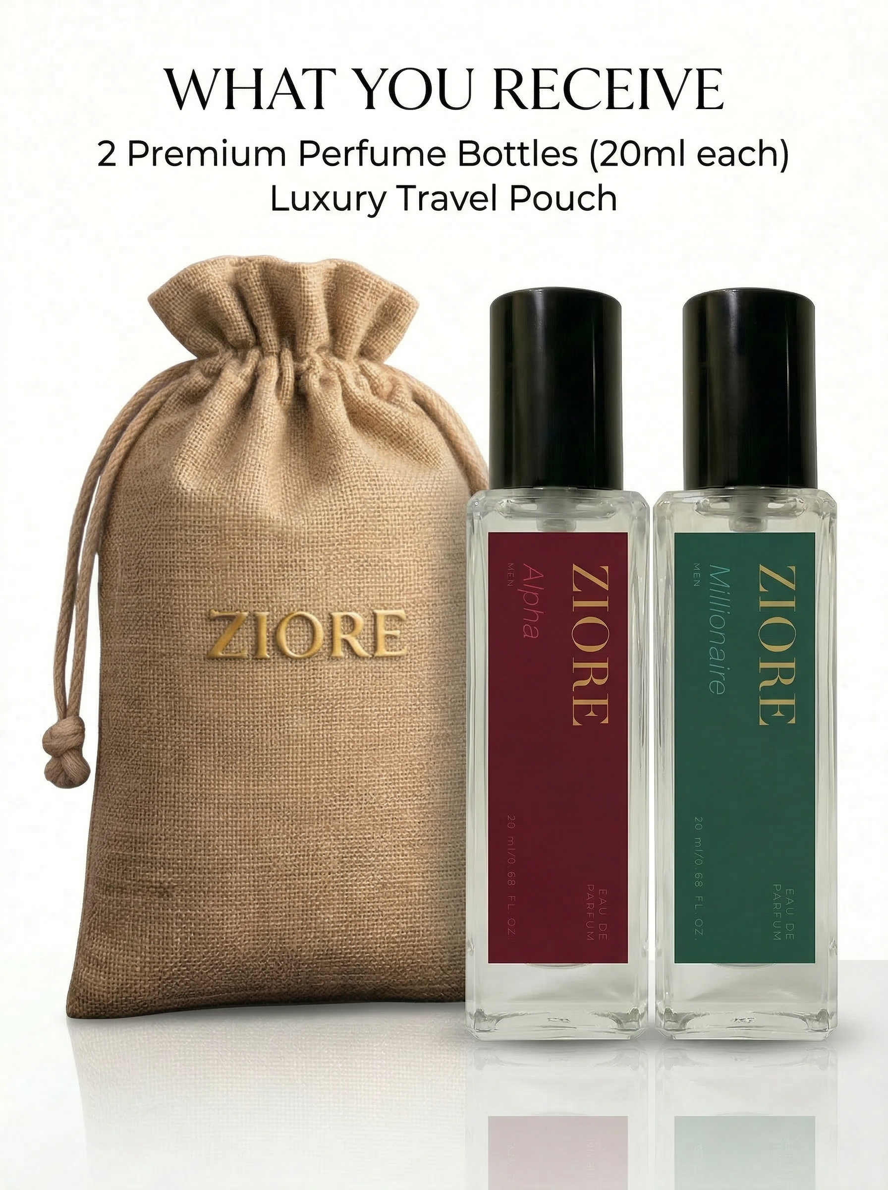 For Him Combo (Alpha 20ml + Millionaire 20ml)